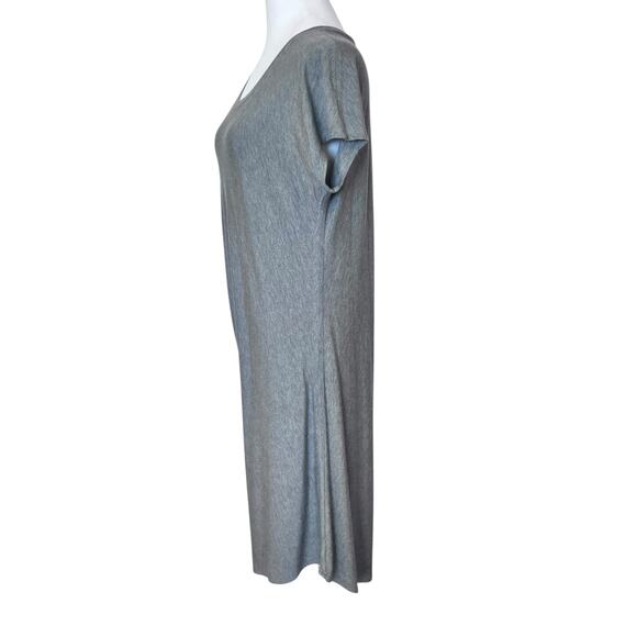 ATHLETA SUNLOVER HILO ASYMMETRICAL TUNIC DRESS HEATHER GRAY SIZE SMALL - Picture 2 of 10